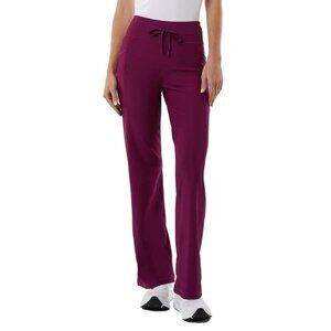 NEW 32 Degrees Cool Women's XS Active Flare Rib Pants Purple High Waist